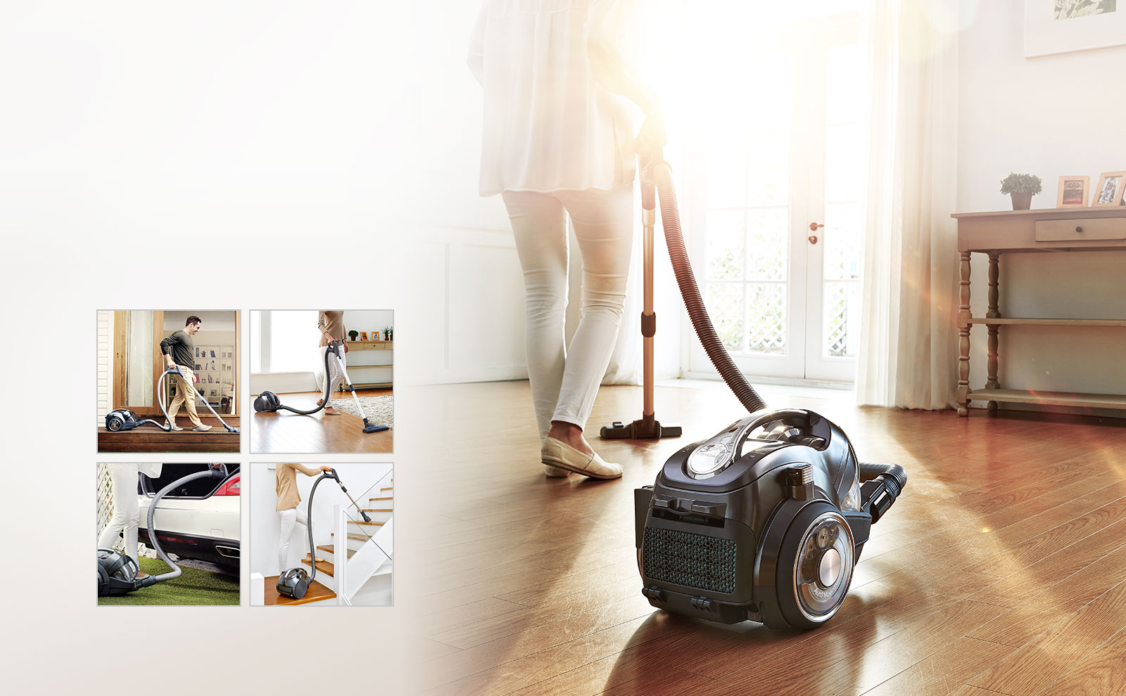 <span>تمتع بحرية التنظيف في أي مكان (استخدامات متنوعة)</span>1