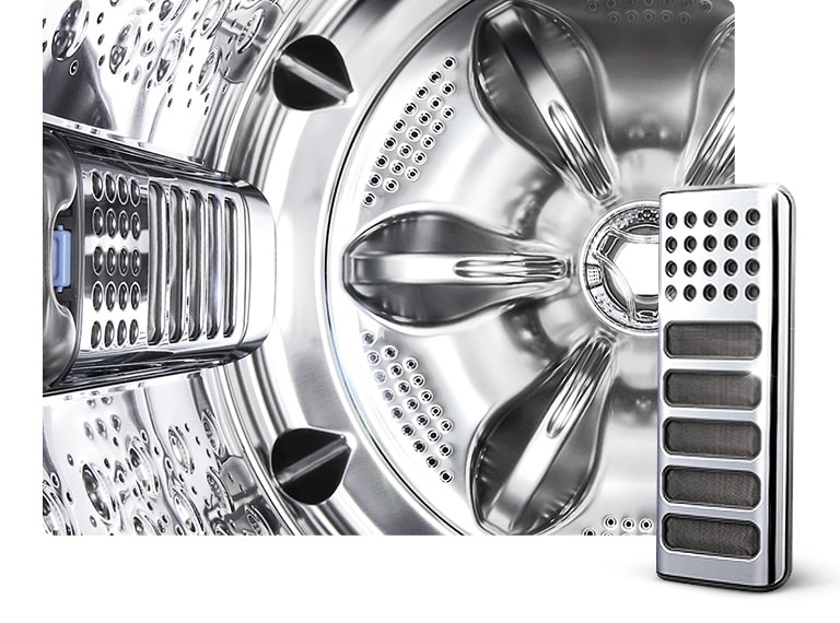 حوض وفلتر الوبر مصنوع من الفولاذ الذي لا يصدأ 2