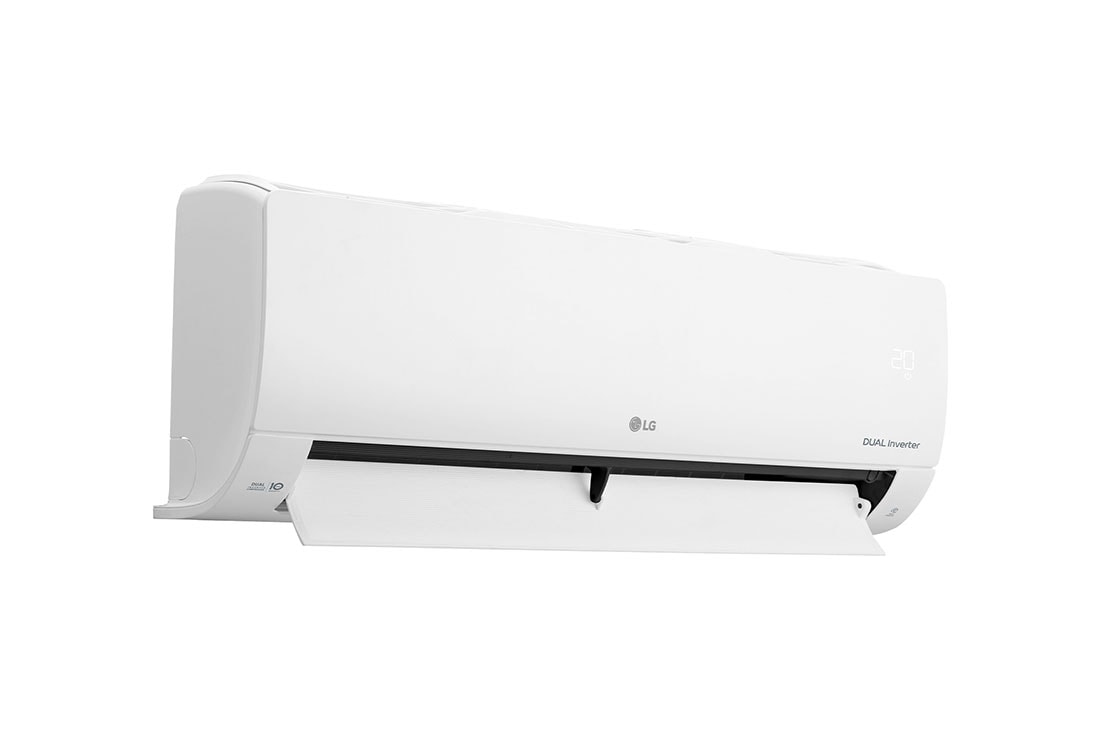 LG مكيف DUALCOOL عاكس 2 طن، تبريد أسرع بنسبة، توفير الطاقة بنسبة ، أقل ضوضاء, منظر مفتوح يوضح الجانب الأيسر 3, I27TNB, thumbnail 11