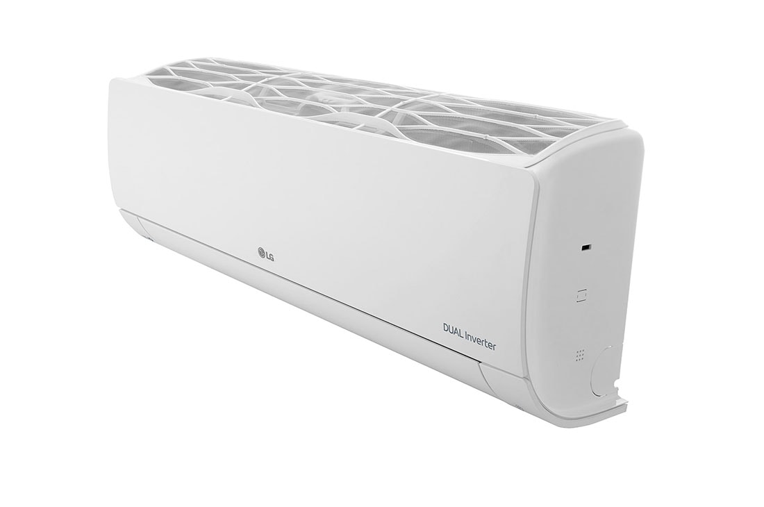 LG مكيف DUALCOOL عاكس 2 طن، تبريد أسرع بنسبة، توفير الطاقة بنسبة ، أقل ضوضاء, منظر يوضح الجانب العلوي, I27TNB, thumbnail 12