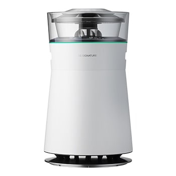 LG SIGNATURE جهاز تنقية الهواء من  ،منطقه التغطية 46 م<sup>2</sup>، وظيفة الترطيب، مستشعر PM 1.0،  تصميم النافذة Rainview1