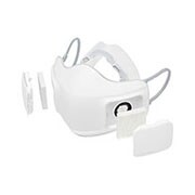 LG جهاز تنقية الهواء القابل للارتداء ™PuriCare من إل جي, LG PuriCare™ Wearable Air Purifier, View of the mask with the filter and filter cap extending out, AP300AWFA, AP300AWFA, thumbnail 3