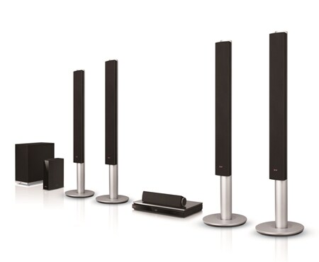 LG مسرح إل جي المنزلي 9.1 سي إتش الذكي ثلاثي الأبعاد بلو راي(ماركة مسجلة)، مع ألياف أراميد, BH9540TW
