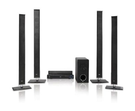 LG نظام المسرح المنزلي بمشغّل أقراص Blu-ray بقدرة 1100 واط ومزود بتقنية WiFi, HB965TXW