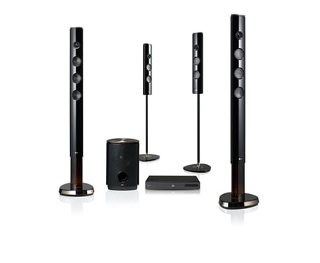 LG نظام السينما المنزلية HB966TRW اللاسلكي بالكامل وثلاثي الأبعاد مع مشغل Blu-ray, HB966TRW, thumbnail 2
