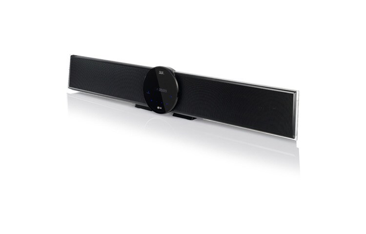 LG يتميز نظام مكبر الصوت Sound Bar الذي يجمع كل شيء في جهاز واحد بمظهر لامع وأنيق ومناسب., HLX55W, thumbnail 2