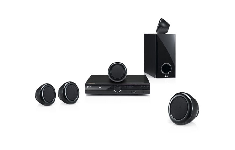 LG نظام سينما منزلية بتقنية DVD بطاقة تصل إلى 300 وات, HT356SD, thumbnail 1