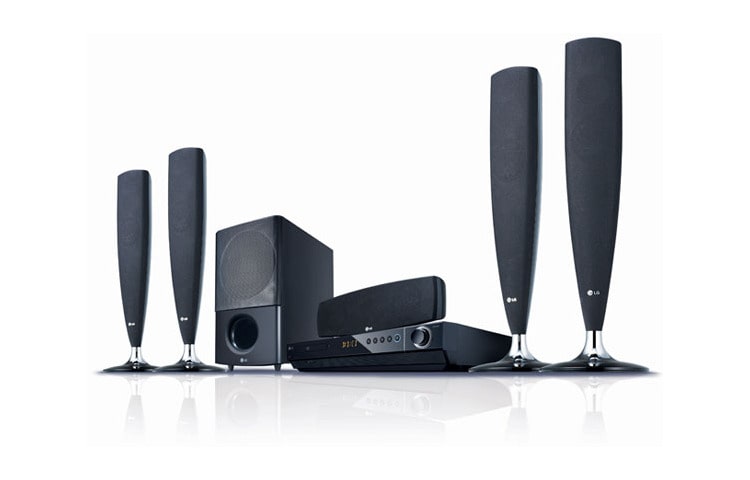 LG تم تصميم نظام السينما المنزلي من LG بقدرة 500 واط ليتوافق مع تلفزيون LCD بحجم 32 بوصة لديك, HT554TM, thumbnail 1
