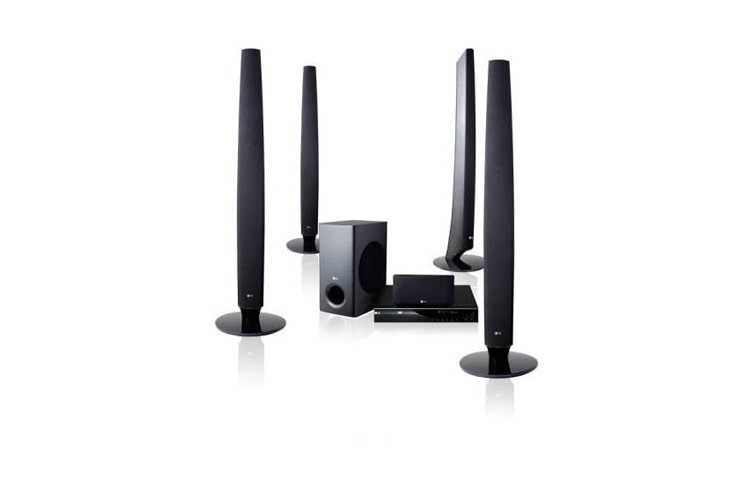 LG نظام المسرح المنزلي اللاسلكي بقدرة 850 واط بتقنية Bluetooth, HT805TQ, thumbnail 1