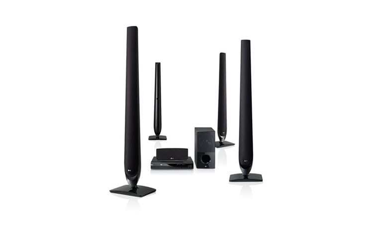 LG نظام سينما منزلية لاسلكي بتقنية DVD وطاقة تصل إلى 850 وات, HT836THW, thumbnail 1