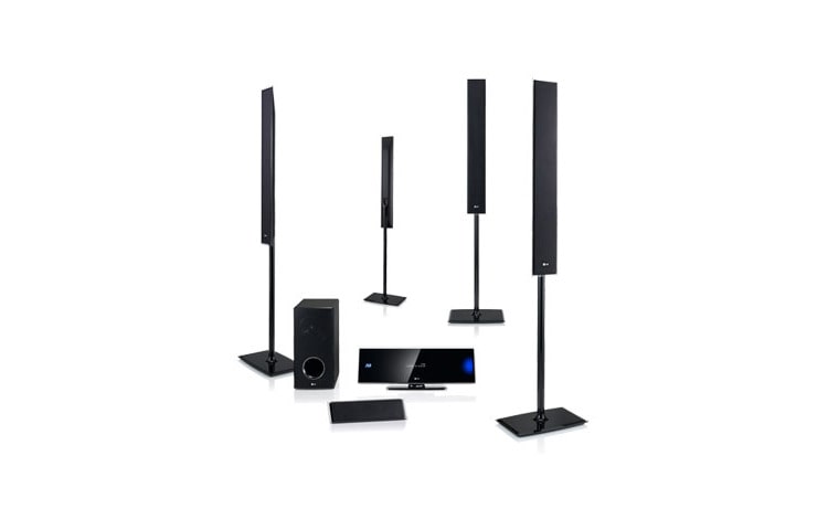 LG نظام السينما المنزلية ثلاثية الأبعاد بمشغل أقراص Blu-ray, HX995TZW, thumbnail 2