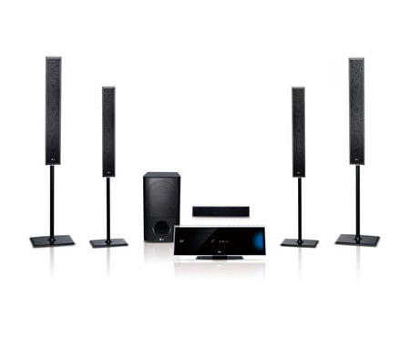 LG نظام السينما المنزلية ثلاثية الأبعاد بمشغل أقراص Blu-ray, HX995TZW