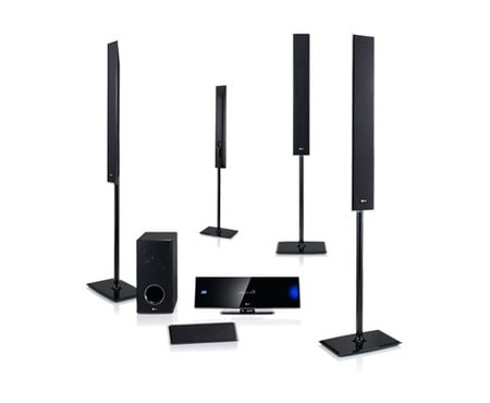 LG نظام السينما المنزلية ثلاثية الأبعاد بمشغل أقراص Blu-ray, HX995TZW, thumbnail 2