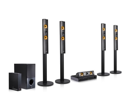 LG نظام سينما ومسرح منزلي ذكي بلو راي ثلاثي الأبعاد / دي في دي، 5.1CH, LHB755W, thumbnail 3