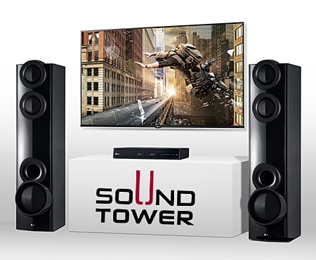 LG إل جي LHD675-FC 5.1 CH. نظام المسرح المنزلي دي في دي, LHD675