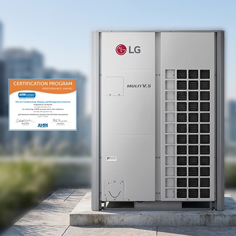 أنظمة VRF مع شعارات جائزة AHRI