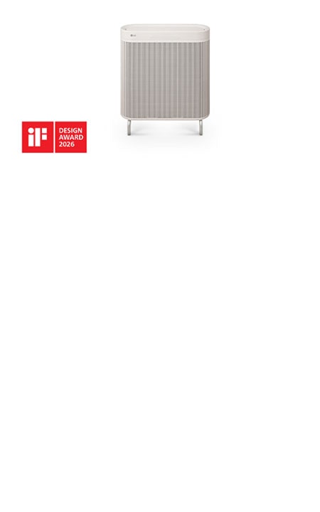 جهاز LG WallFit مع شعار جهاز iF Design Award لعام 2026
