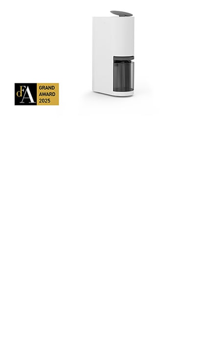 جهاز إزالة الرطوبة LG PuriCare™ DUAL Inverter Dehumidifier مع شعار DFA Grand Award لعام 2025