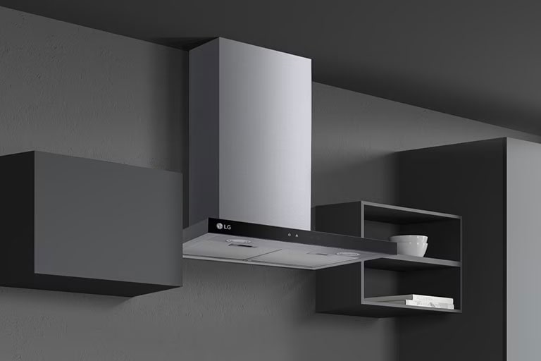 هذه صورة توضح اللمسة النهائية الأنيقة للشفاط.