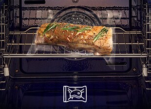 This is an image that vacuum-packed meat cooked through an air sous vide.