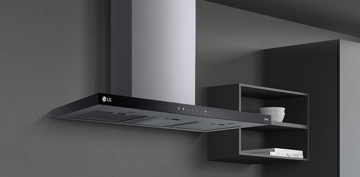 هذه صورة توضح اللمسة النهائية الأنيقة للشفاط.