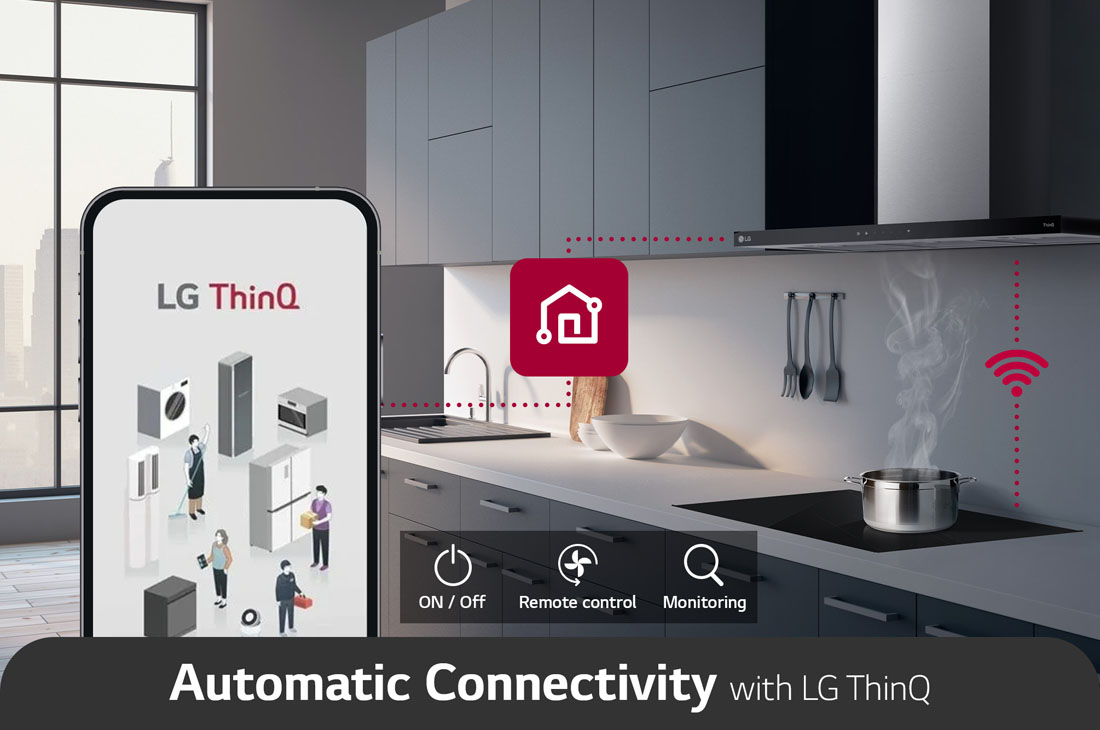 LG شفاط إل جي HC7Z2425S المدمج بشفط قوي وتصميم انيق, ThinQ, HC7Z3625S, thumbnail 8