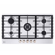 LG 2024 موقد غاز مسطح مدمج 90 سم 5 شعلات من ال جي, Top View, CG5Z3626S, thumbnail 1