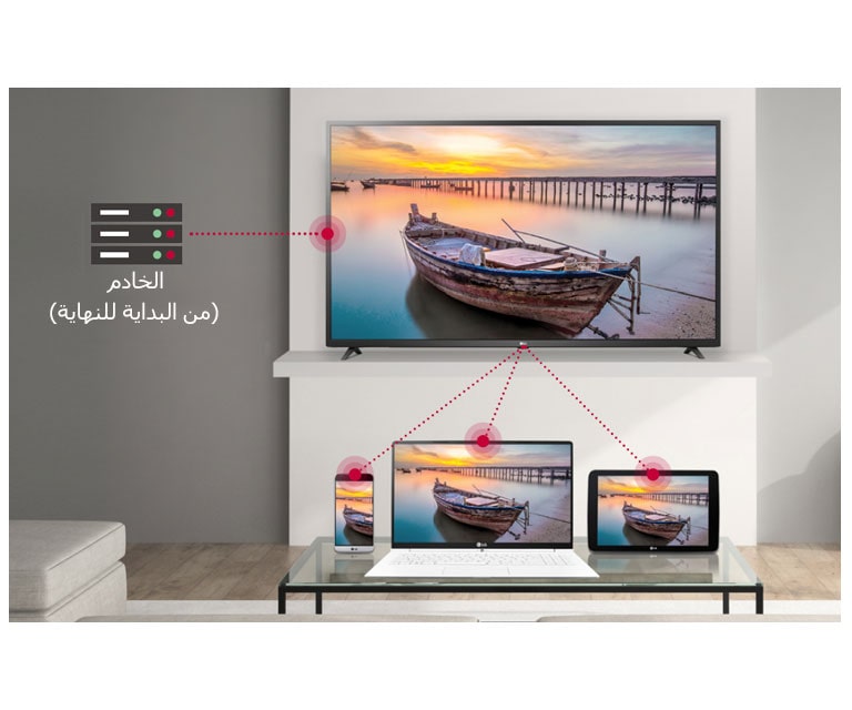 نقطة الوصول التي تدعم البرامج