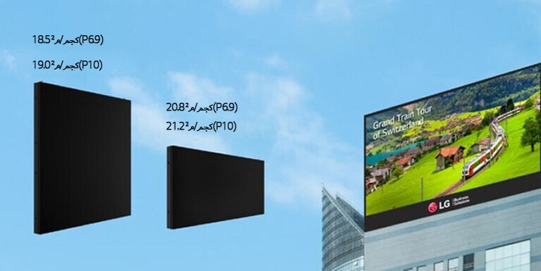 تتميز سلسلة GSCD بوزن خفيف للغاية مما يجعل تثبيتها على سطح المباني أمرا بالغ السهولة.