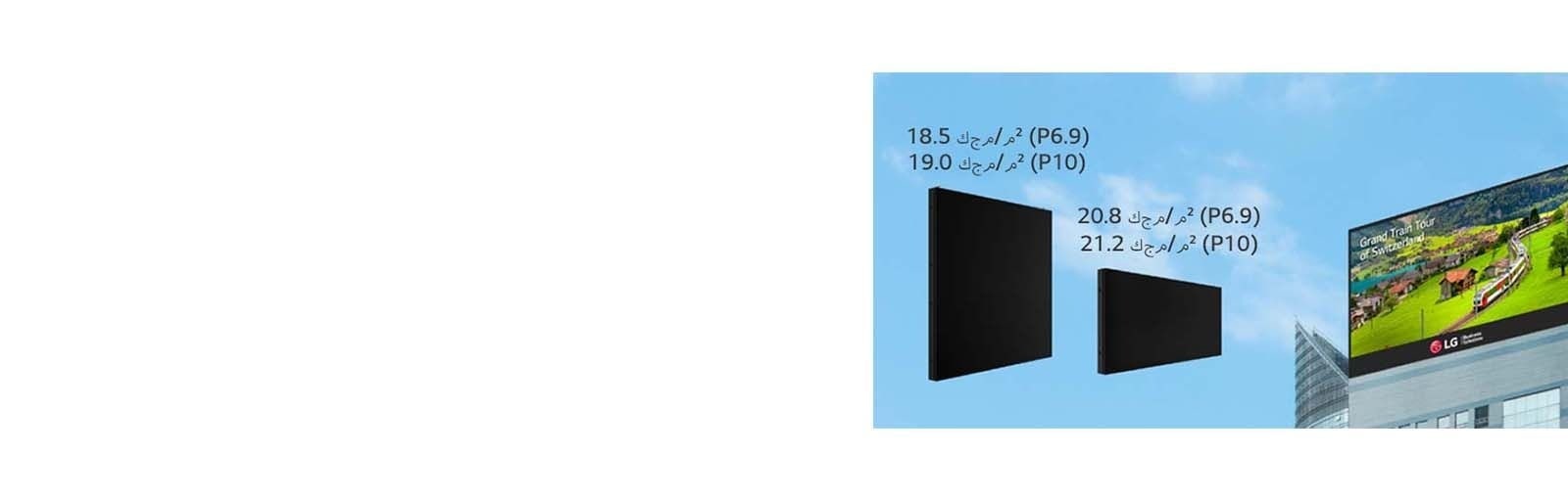 تتميز سلسلة GSCD بوزن خفيف للغاية مما يجعل تثبيتها على سطح المباني أمرا بالغ السهولة.