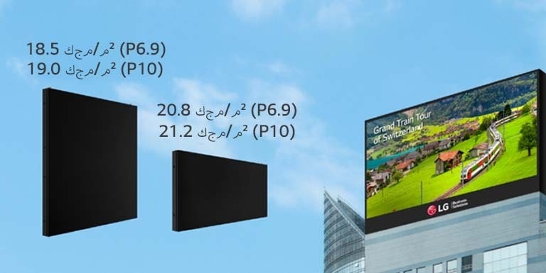 تتميز سلسلة GSCD بوزن خفيف للغاية مما يجعل تثبيتها على سطح المباني أمرا بالغ السهولة.