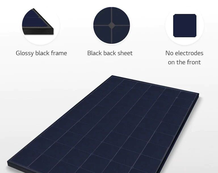 صورة توضيحية لـوحدات LG NeON R Prime بإطار أسود لامع ومقعد خلفي أسود، وعدم وجود أقطاب كهربائية في المقدمة 