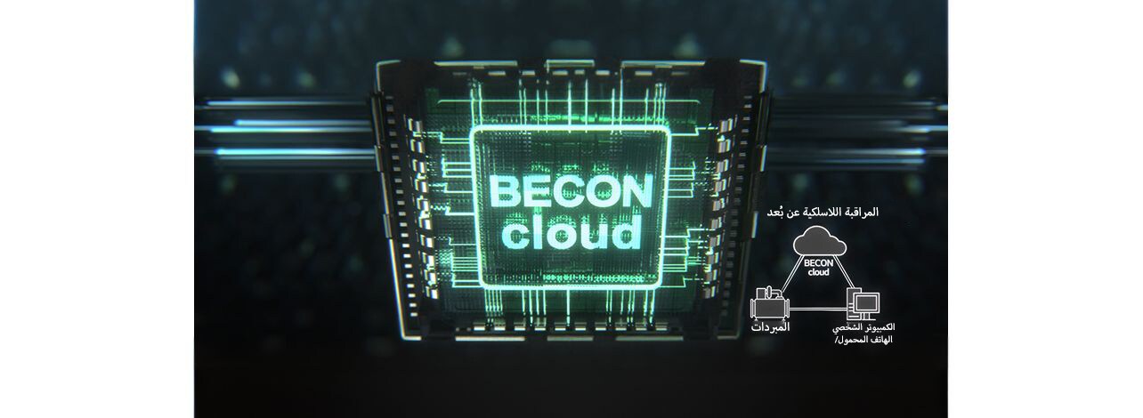 تمثيل رقمي لنظام قائم على السحابة مع اتصالات بمبرد وأجهزة كمبيوتر/أجهزة محمولة.