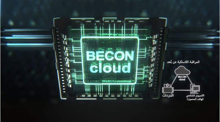 تمثيل رقمي لنظام قائم على السحابة مع اتصالات بمبرد وأجهزة كمبيوتر/أجهزة محمولة.