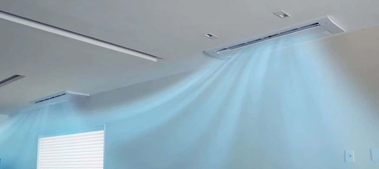 تدفق الهواء في نظام التدفئة والتهوية وتكييف الهواء (HVAC)