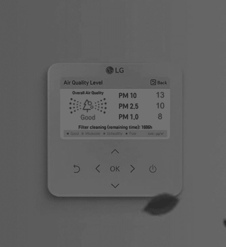 المراقبة والتحكم من الألف إلى الياء من LG IAQ