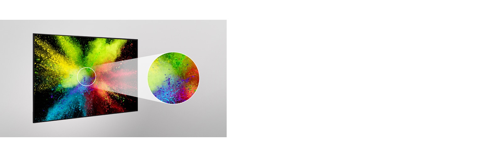 تتميز هذه اللافتات بتقديم جودة صورة حية ومفعمة بالحيوية من خلال تكبير جزء من محتوى الشاشة.