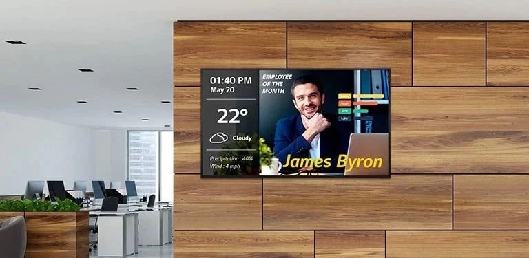 لافتات فائقة الدقة (HD) من إل جي