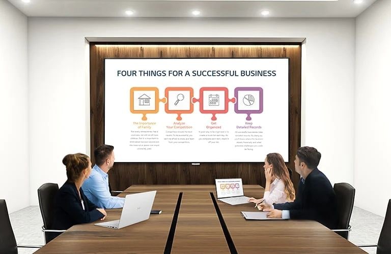 لافتات UHD كبيرة الحجم من إل جي