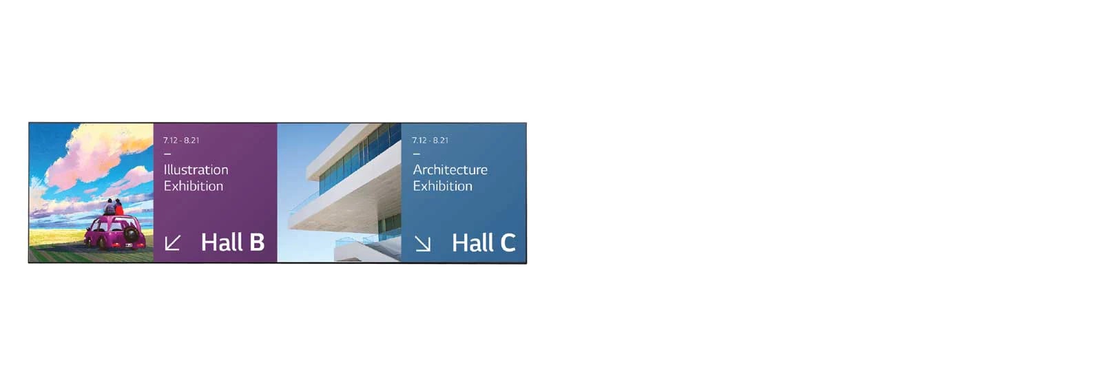 ميزة إطار تلو آخر مع أربعة أقسام في Portrait1 الأفقي أو العمودي!