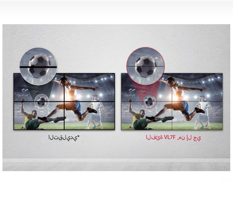 خفض الفجوات بين الصور