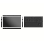 LG شاشة تعمل باللمس بالأشعة تحت الحمراء CreateBoard بدقة UHD, منظر جانبي عن قرب, 98TR3PJ-B, thumbnail 8