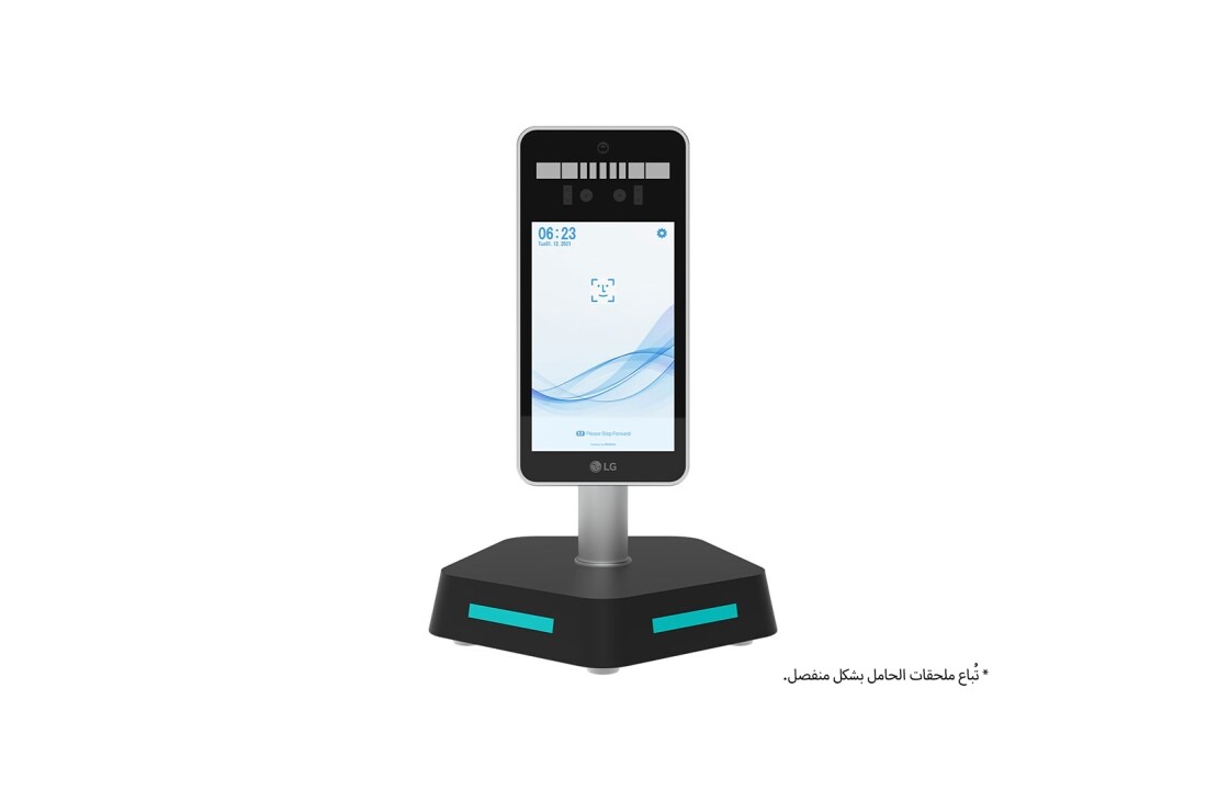 LG Thermal Sensing Terminal , صورة أمامية مع حامل الطاولة (* تُباع ملحقات الحامل بشكل منفصل.), 8KC5PJ-S, thumbnail 2