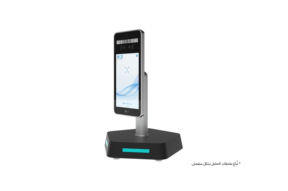 LG Thermal Sensing Terminal , - صورة جانبية بزاوية - 45 درجة مع حامل الطاولة (* تُباع ملحقات الحامل بشكل منفصل.) , 8KC5PJ-S, thumbnail 3