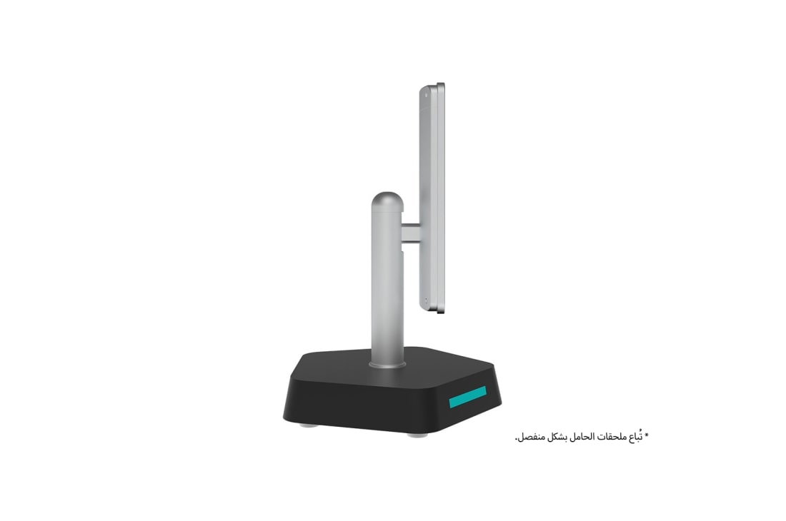LG Thermal Sensing Terminal , - صورة جانبية بزاوية + 90 درجة مع حامل الطاولة (* تُباع ملحقات الحامل بشكل منفصل.), 8KC5PJ-S, thumbnail 6