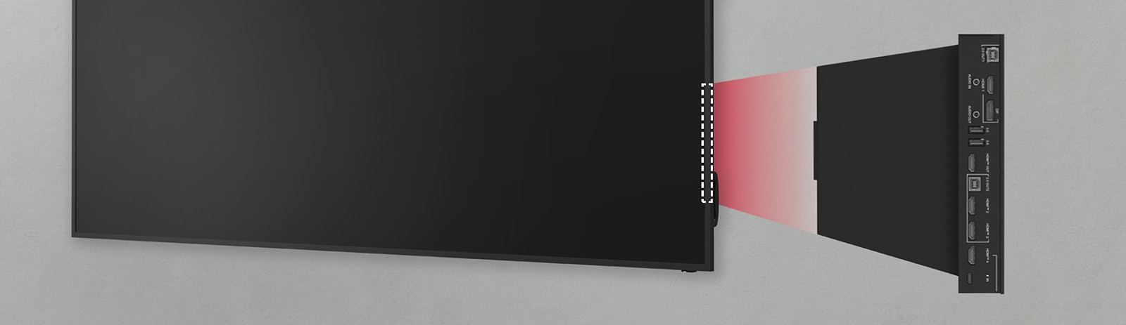 من خلال فتحات OPS، يمكن للمستخدمين تركيب وحدة OPS بسهولة على 105BM5P، مما يتيح وظائف الكمبيوتر الشخصي المختلفة وبرامج Windows على 105BM5P.