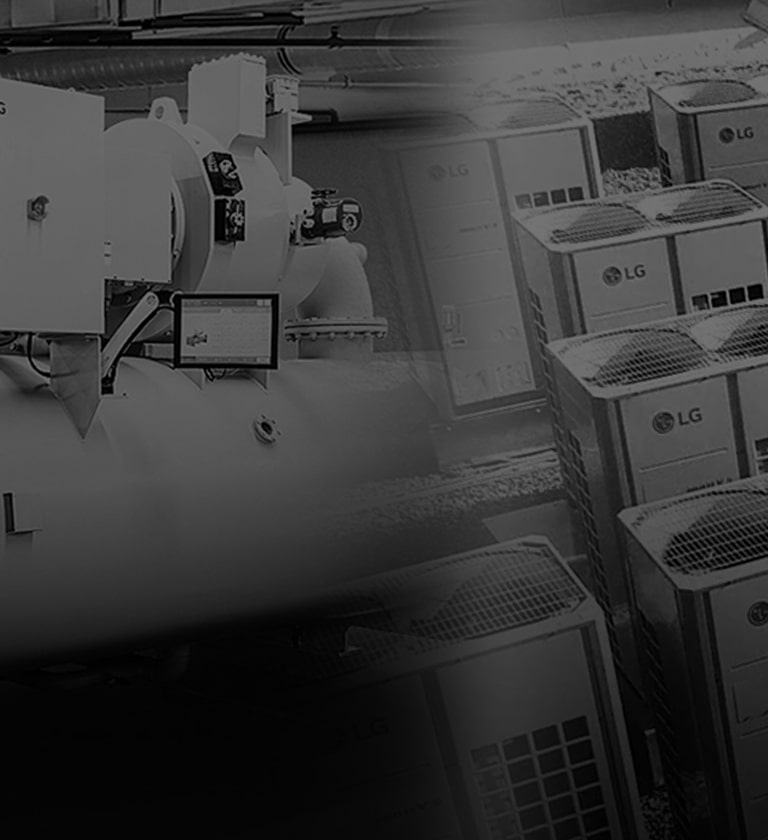 تركيب المبرّد ونظام التبريد متغير التدفق (VRF)