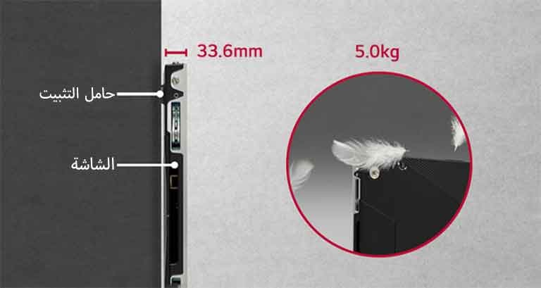 صُمِّمَت سلسلة LSCC بعمق فائق النحافة يبلغ 33.6 ملم وبنية خفيفة الوزن تبلغ 5 كجم.