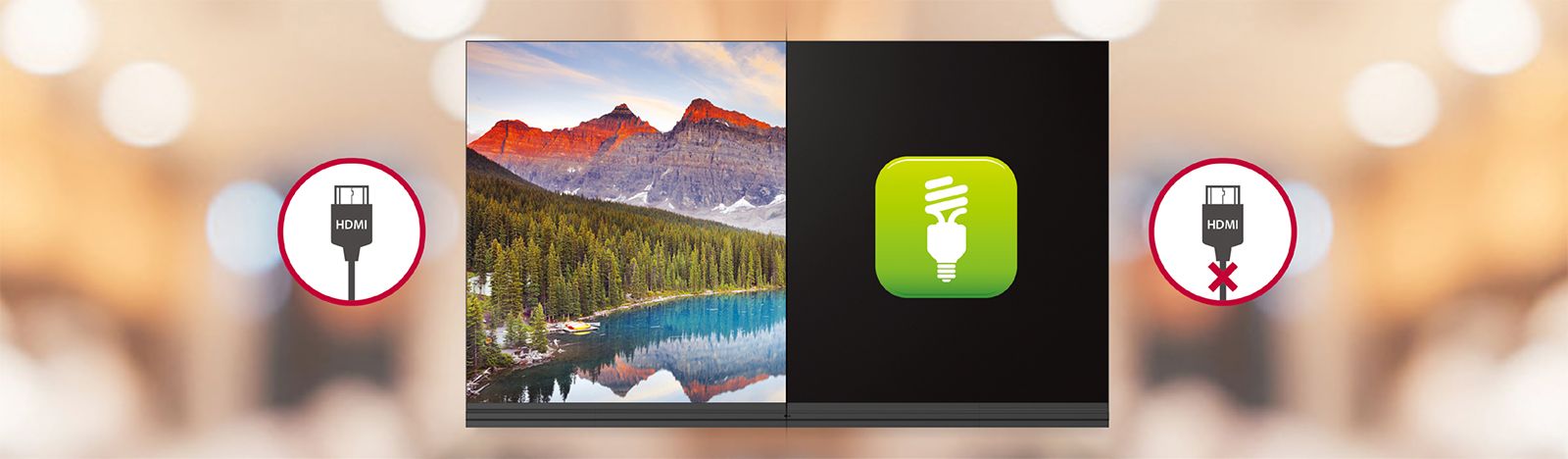 يمكن ضبط سلسلة LABA لتكون في وضع الاستعداد عند عدم وجود إشارة من مصدر الإدخال. 