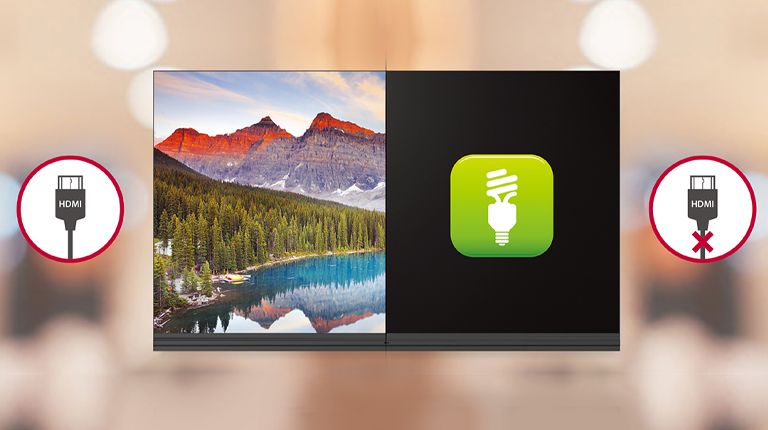 يمكن ضبط سلسلة LABA لتكون في وضع الاستعداد عند عدم وجود إشارة من مصدر الإدخال. 